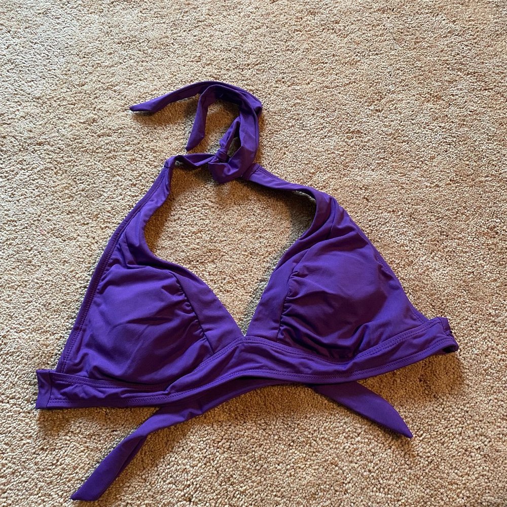 Small Purple Athleta Bikini Top